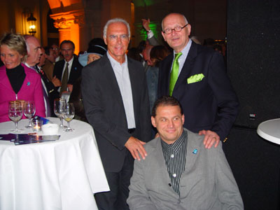 Franz Beckenbauer, Herbert Schmalstieg und Detlef Zinke